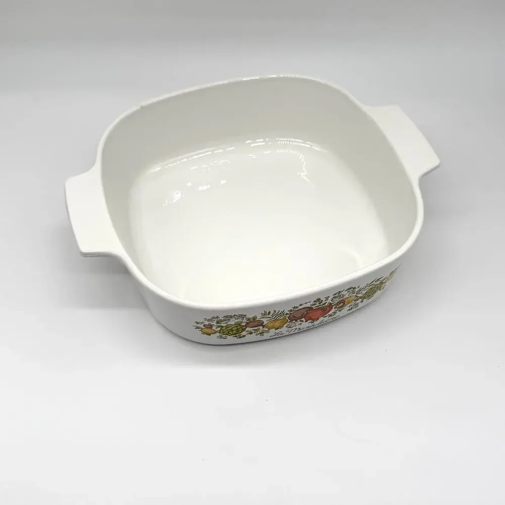 Vintage Corning Ware Spice of Life La Marjolaine A-2-B 2 Qt Casserole Dish